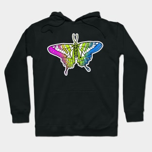 Pansexual Pride Butterfly Hoodie